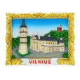 Magnetas Vilnius su Katedra ir Gedimino pilies bokštu